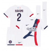 Dětský fotbalový dres Paris Saint-Germain Achraf Hakimi #2 2024-25 Venkovní Krátký Rukáv (+ trenýrky)